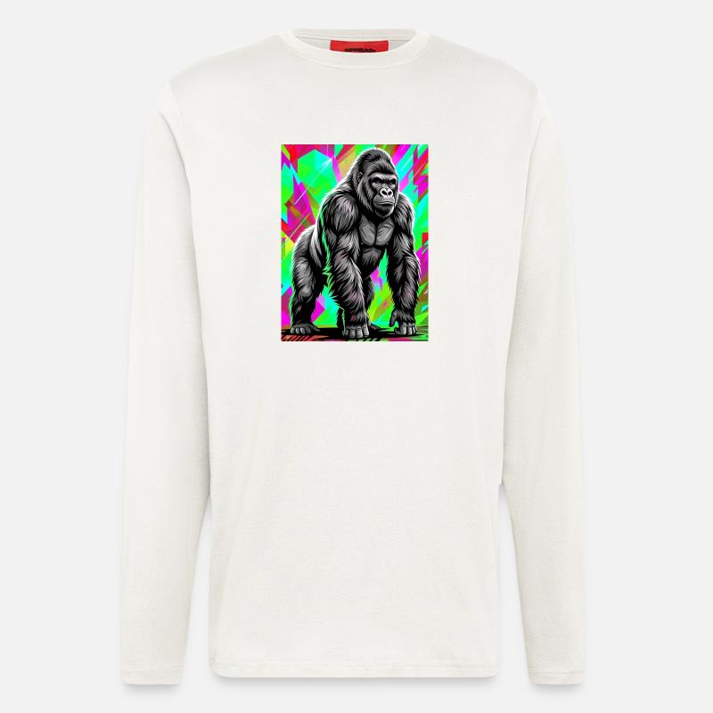 gorilla - Longsleeve - made by SPREAD - OFF WHITE