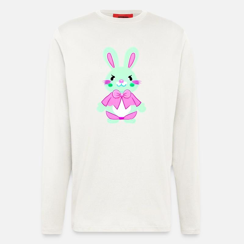nedlcher Easter Bunny - Longsleeve - made by SPREAD  - OFF WHITE