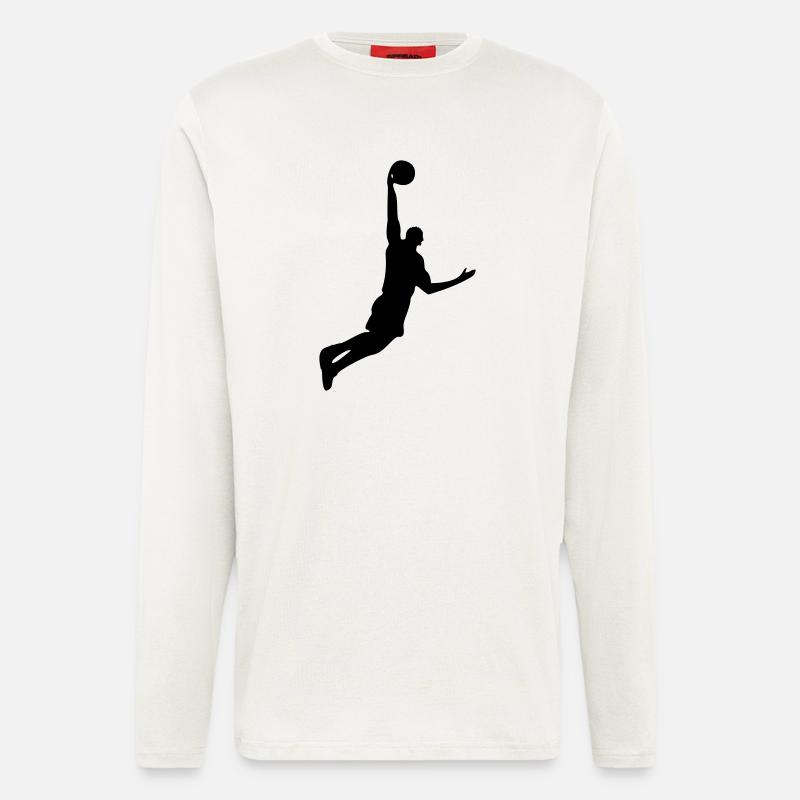 basketball - Langarmshirt - made by SPREAD  - OFF WHITE