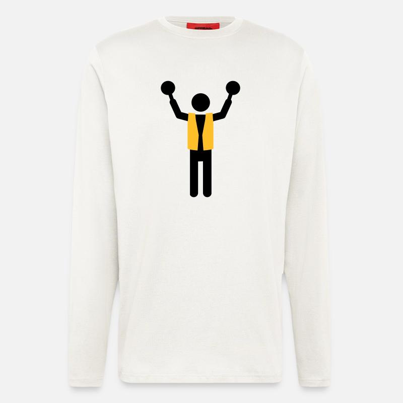fluglotse - Langarmshirt - made by SPREAD  - OFF WHITE