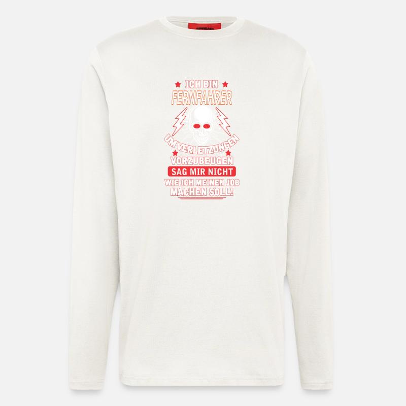 FERNFAHRER - Langarmshirt - made by SPREAD  - OFF WHITE