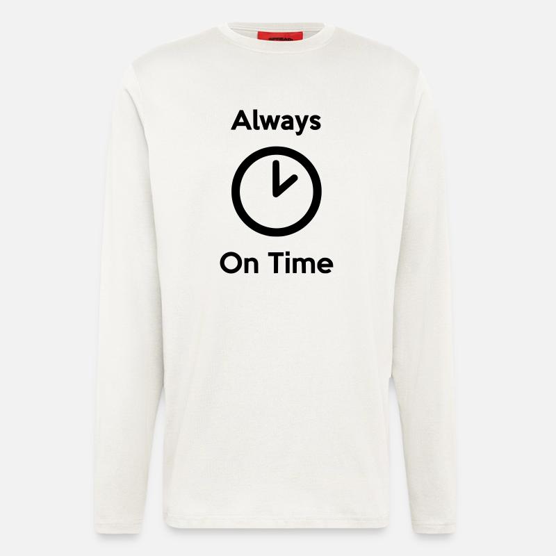 Zu einer Zeit, - Langarmshirt - made by SPREAD  - OFF WHITE