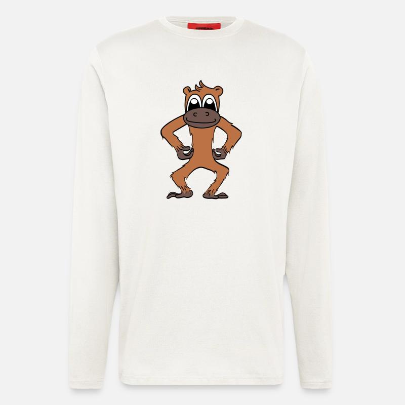 monkey - Longsleeve - made by SPREAD  - OFF WHITE
