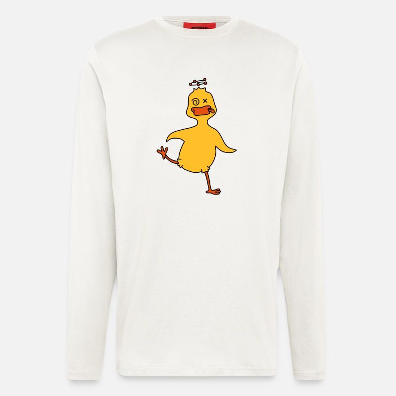 Drunken Duck - Langarmshirt - made by SPREAD  - OFF WHITE