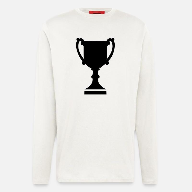 Pokal - Langarmshirt - made by SPREAD - OFF WHITE