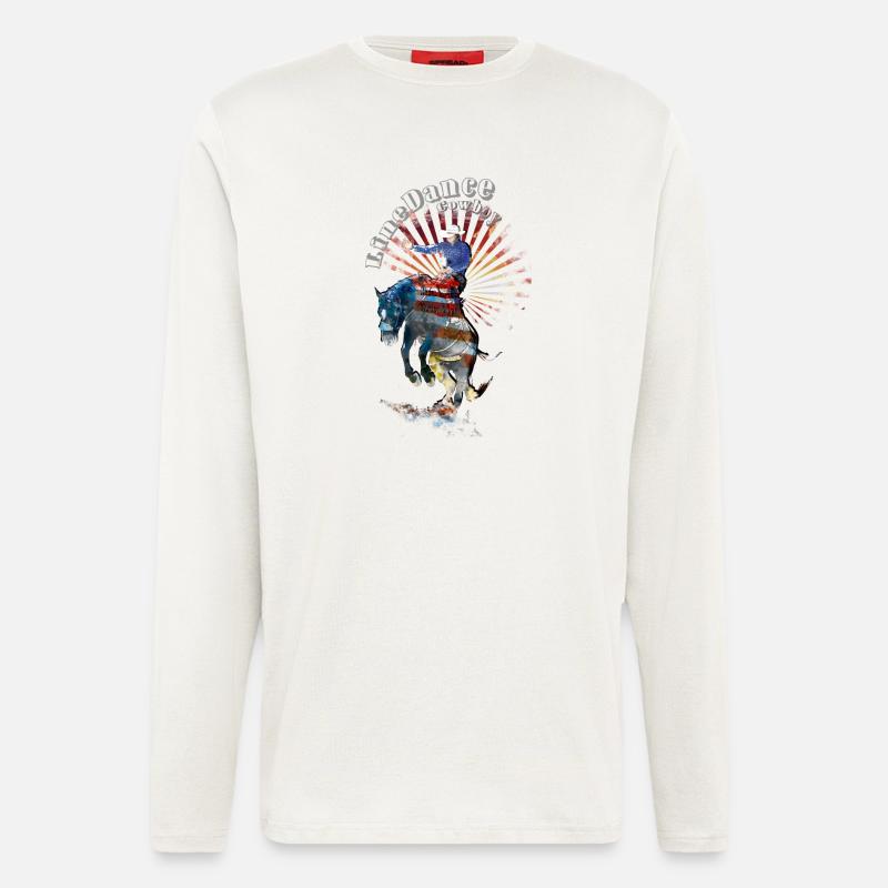 kl_linedance40 - Langarmshirt - made by SPREAD  - OFF WHITE