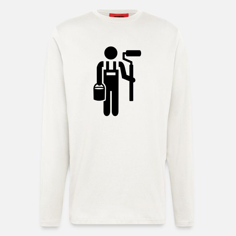 Painter - Longsleeve - made by SPREAD  - OFF WHITE