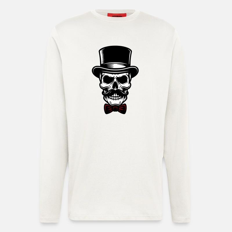 Groom Skull Skeleton - Longsleeve - made by SPREAD  - OFF WHITE