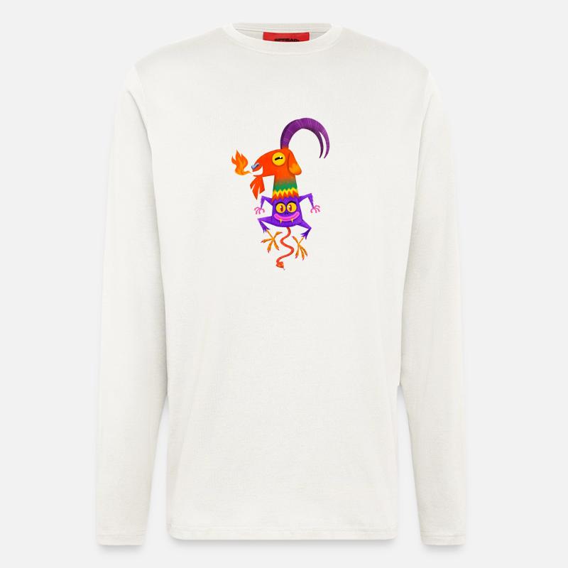 Lil 'Evil - Langarmshirt - made by SPREAD  - OFF WHITE