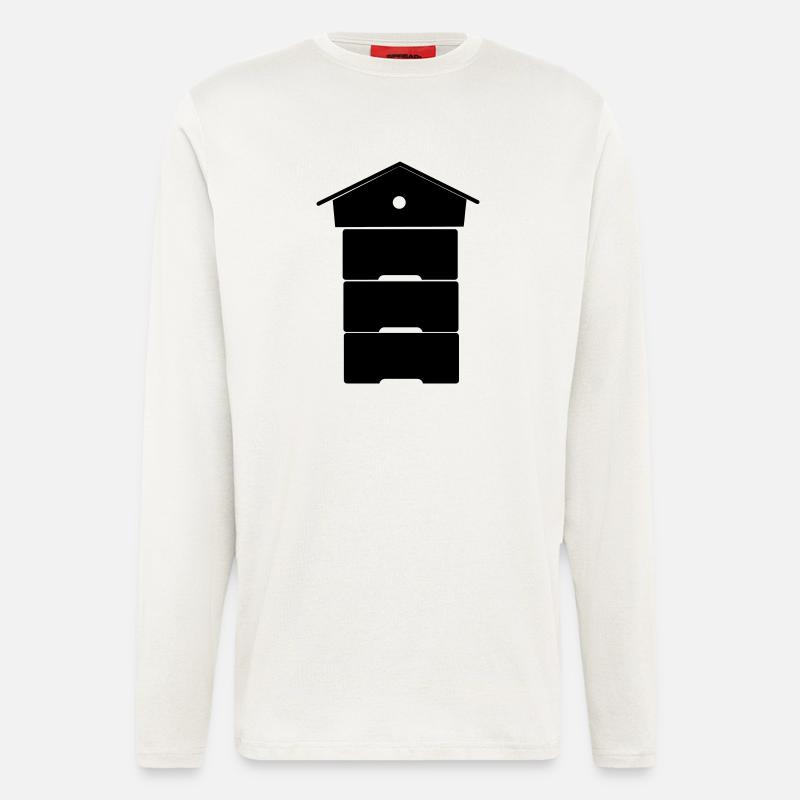 Beekeeper - Longsleeve - made by SPREAD  - OFF WHITE