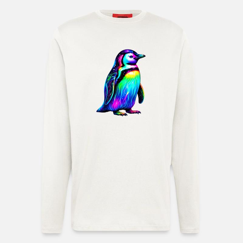 Pinguin - Langarmshirt - made by SPREAD  - OFF WHITE