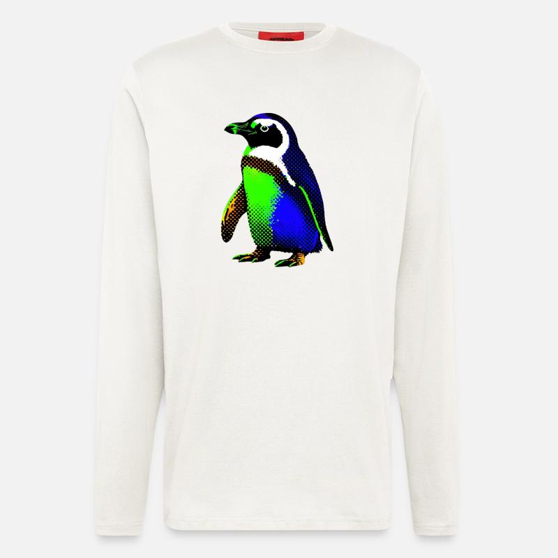 Penguin - Longsleeve - made by SPREAD  - OFF WHITE