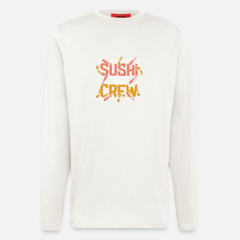 Sushi making crew - Longsleeve - made by SPREAD - OFF WHITE