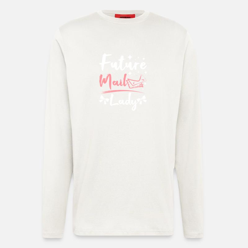 Future mail lady - Langarmshirt - made by SPREAD  - OFF WHITE