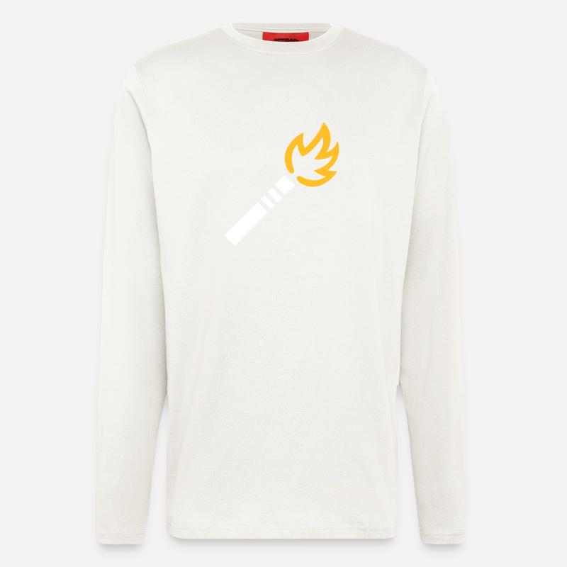 Pyrotechnik - Langarmshirt - made by SPREAD  - OFF WHITE
