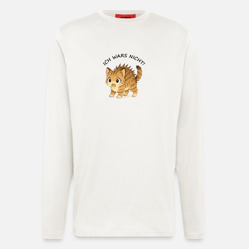 Ich wars nicht! - Langarmshirt - made by SPREAD  - OFF WHITE