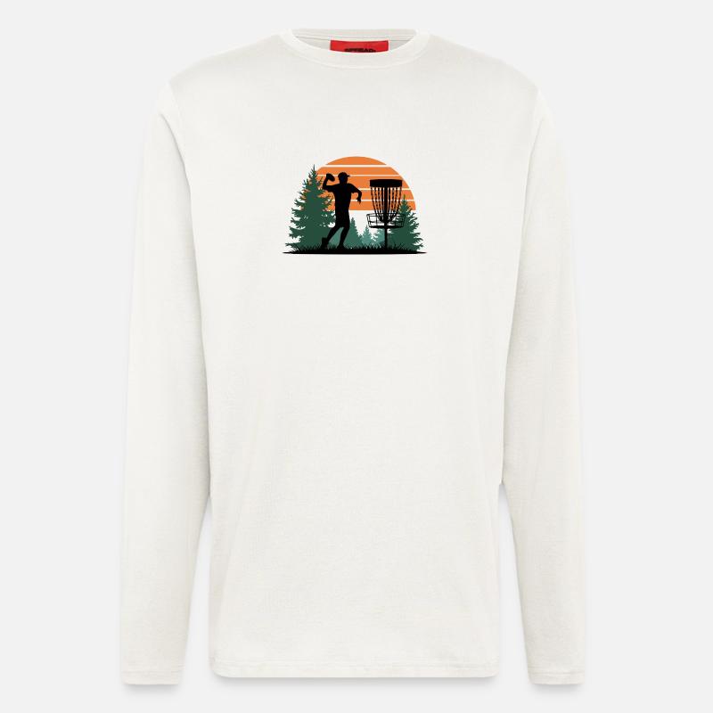 Disc Golf - Langarmshirt - made by SPREAD  - OFF WHITE