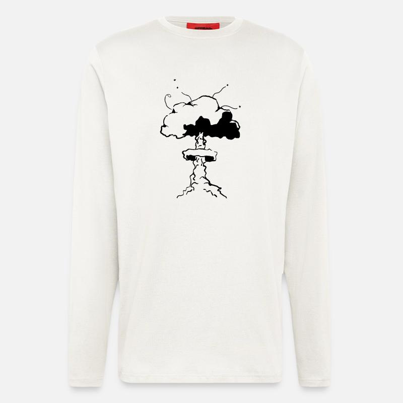 Atom Explosion - Langarmshirt - made by SPREAD  - OFF WHITE