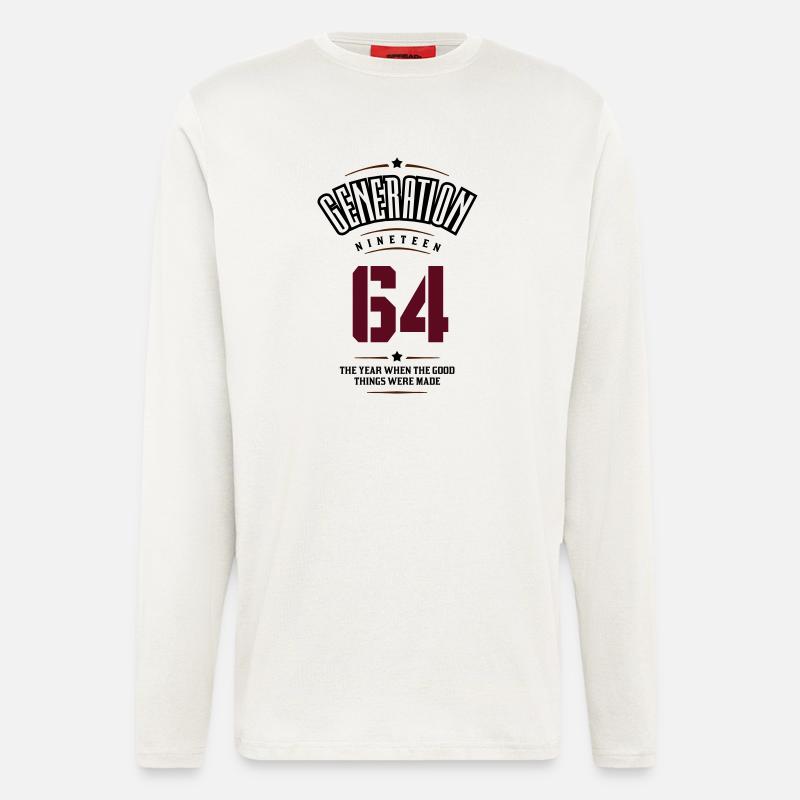 Generation 1964 - Langarmshirt - made by SPREAD - OFF WHITE