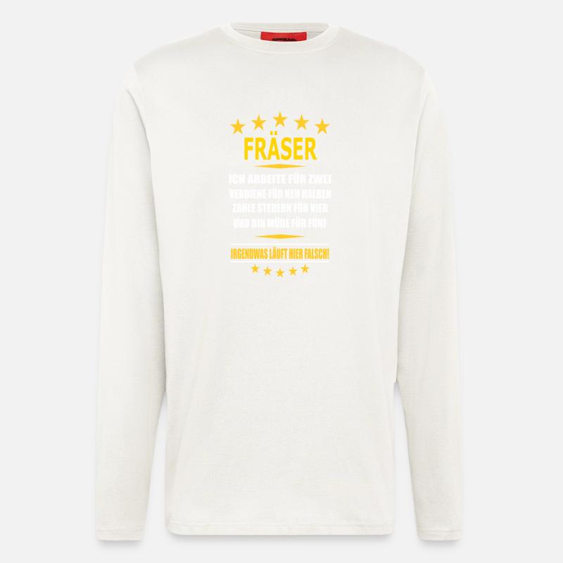 FRÄSER - Langarmshirt - made by SPREAD  - OFF WHITE