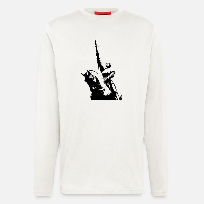 Jeanne d'Arc - Langarmshirt - made by SPREAD  - OFF WHITE