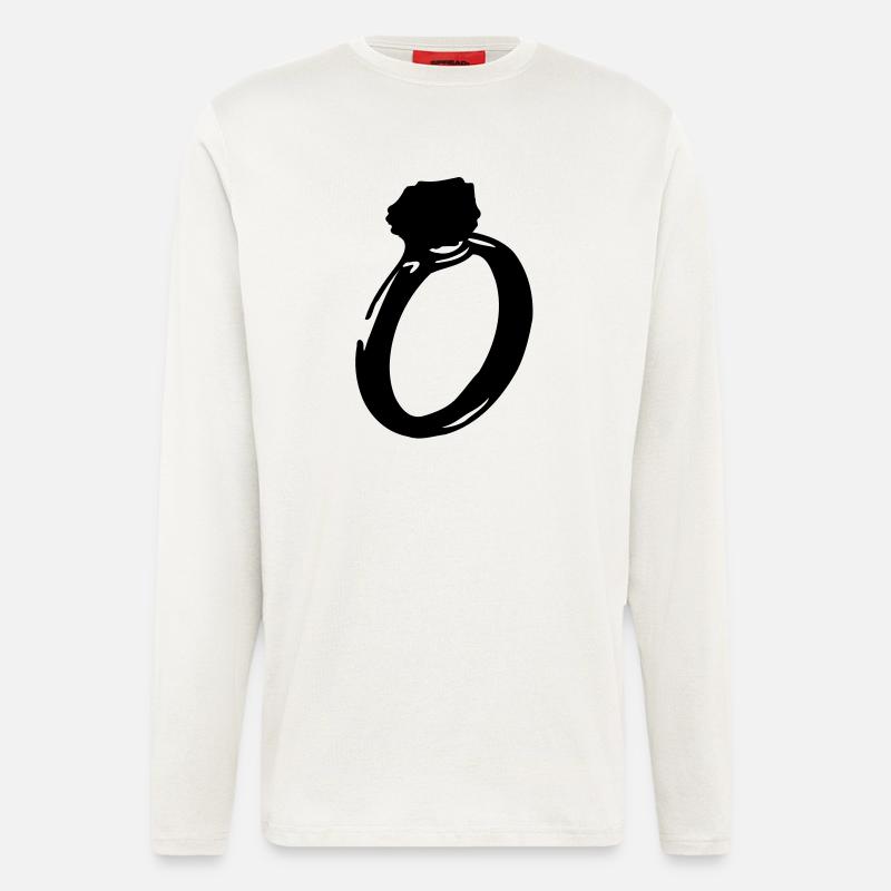 diamond_ring - Longsleeve - made by SPREAD  - OFF WHITE
