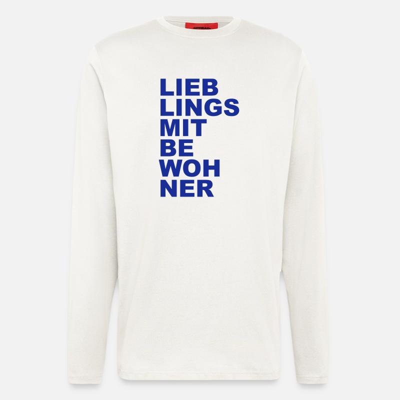 Lieblingsmitbewohner - Mitbewohner - Langarmshirt - made by SPREAD  - OFF WHITE