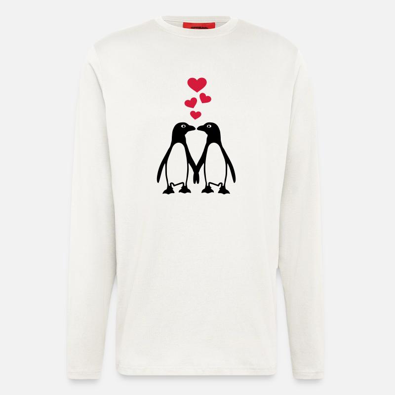 Pinguin - Langarmshirt - made by SPREAD - OFF WHITE