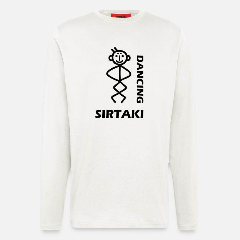 Sirtaki Dancing - Langarmshirt - made by SPREAD  - OFF WHITE