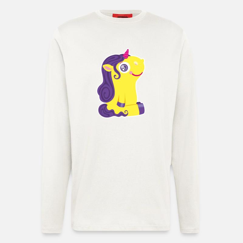 Kleines Einhorn - Langarmshirt - made by SPREAD  - OFF WHITE