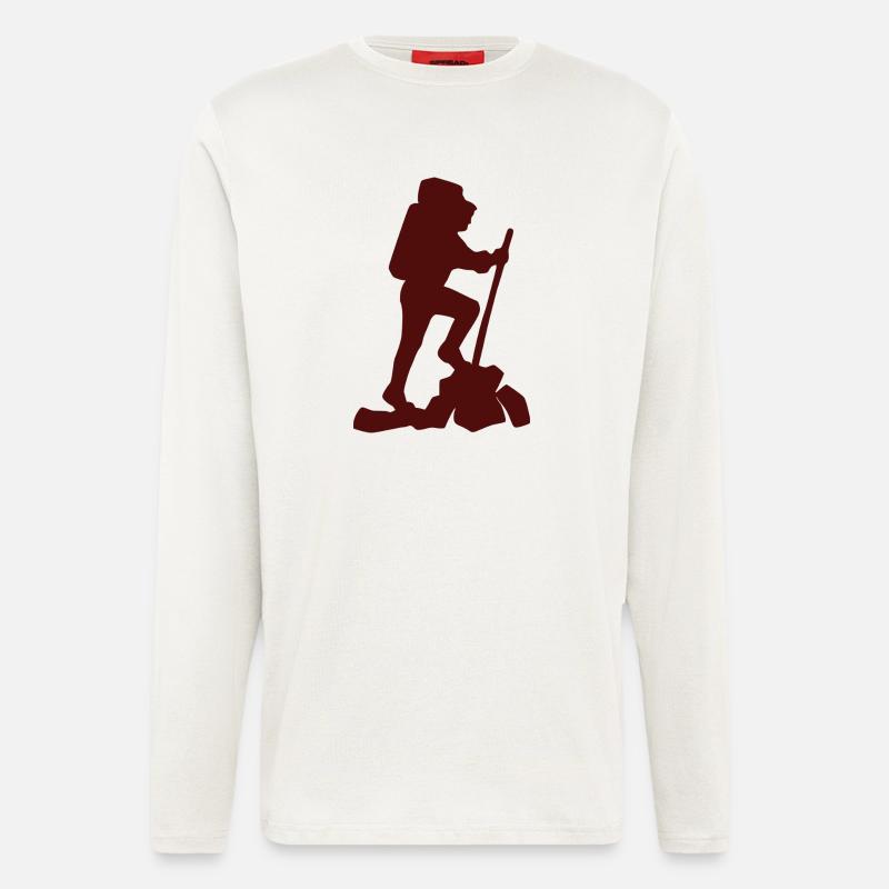 backpack suitcase backpack bag briefcase58 - Longsleeve - made by SPREAD  - OFF WHITE