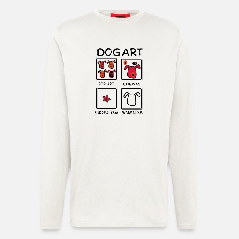 Hund - Langarmshirt - made by SPREAD  - OFF WHITE