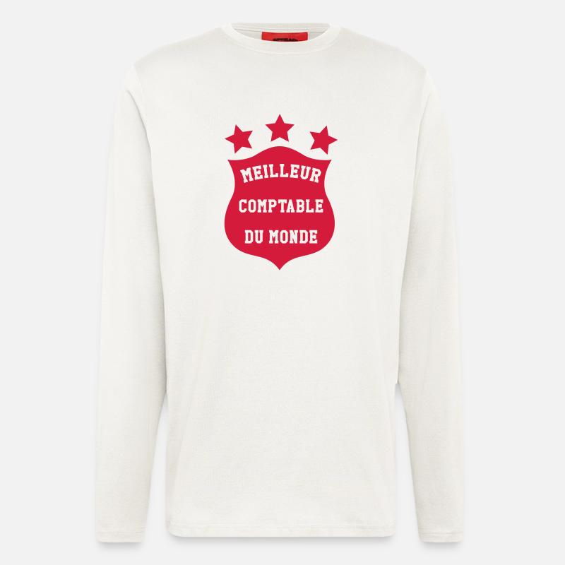 Accountant / Accounting / Comptable / Comptabilité - Longsleeve - made by SPREAD  - OFF WHITE