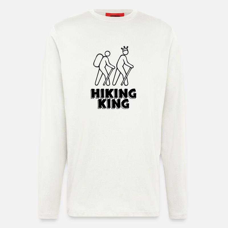 Mountain Hike Nature Experience Hiking Statement - Longsleeve - made by SPREAD  - OFF WHITE