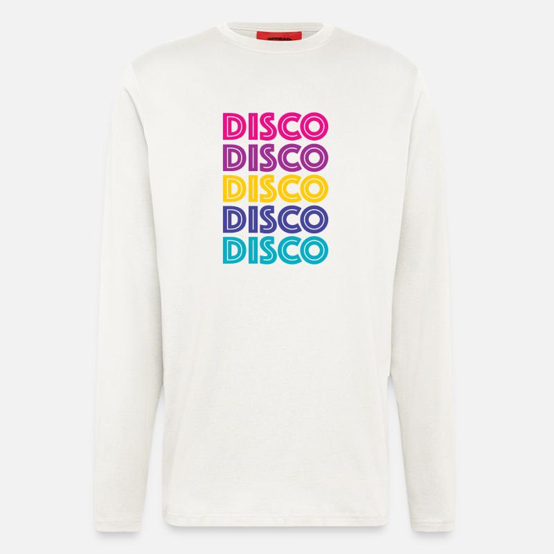 Disco Disco Disco - Langarmshirt - made by SPREAD  - OFF WHITE