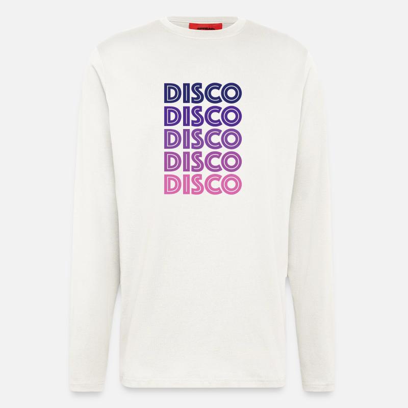 Disco Disco Disco - Longsleeve - made by SPREAD  - OFF WHITE