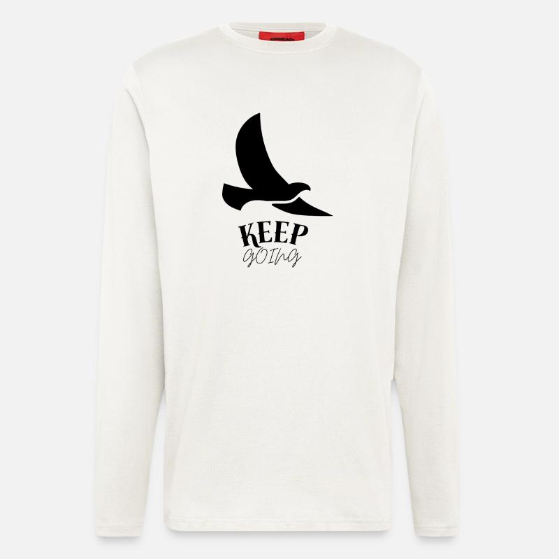 Keep_going - Langarmshirt - made by SPREAD  - OFF WHITE