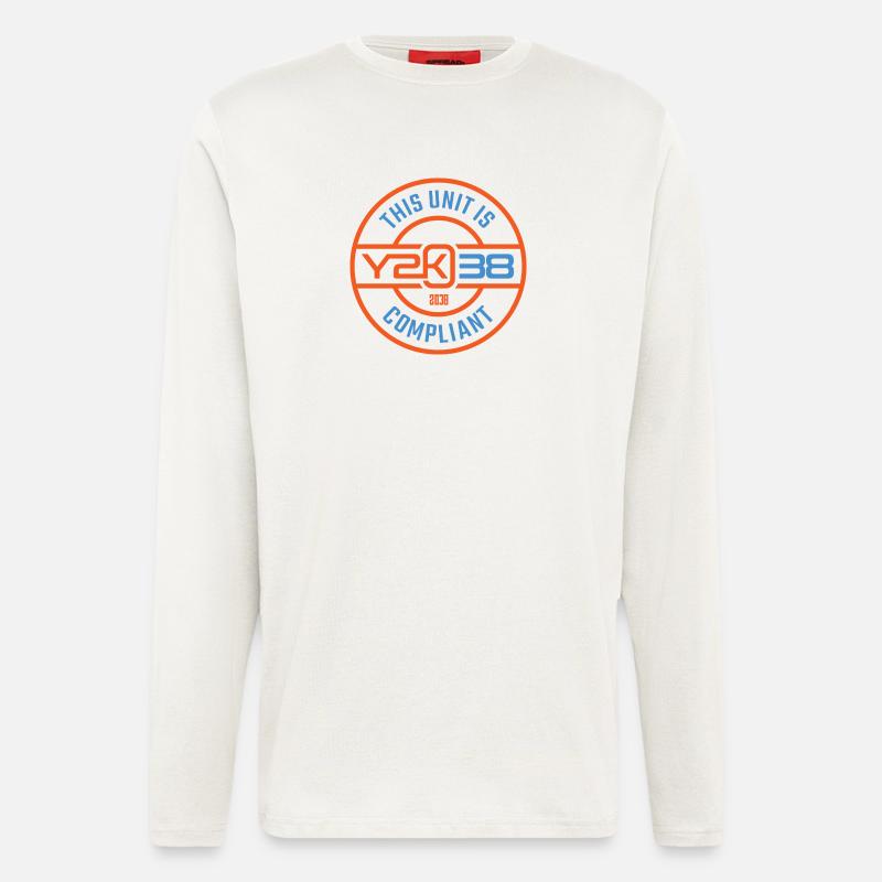 This Unit Y2K38 Compliant - Langarmshirt - made by SPREAD  - OFF WHITE
