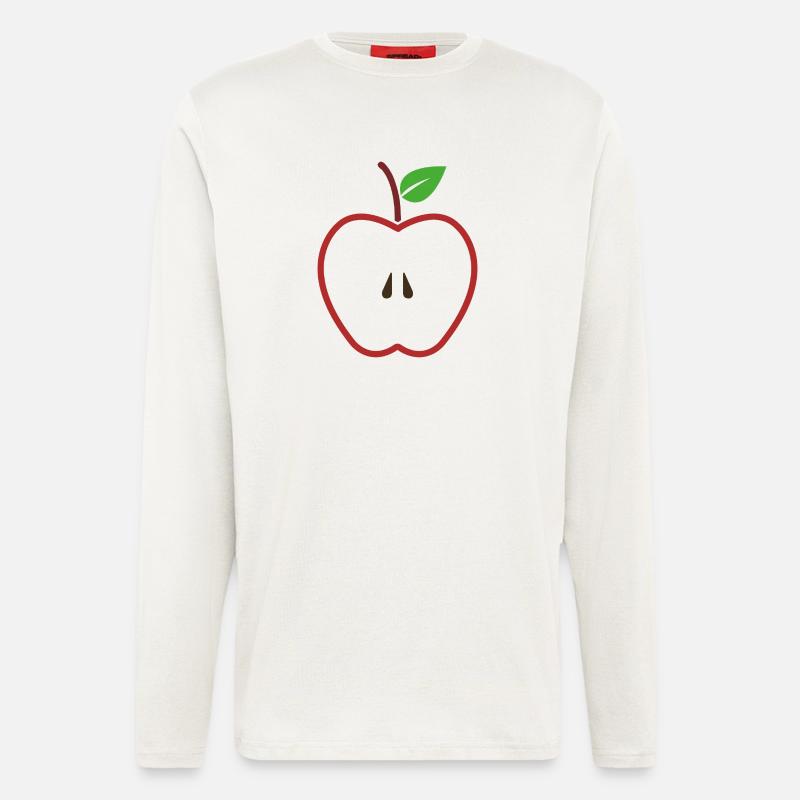 Cut Apple - Longsleeve - made by SPREAD  - OFF WHITE
