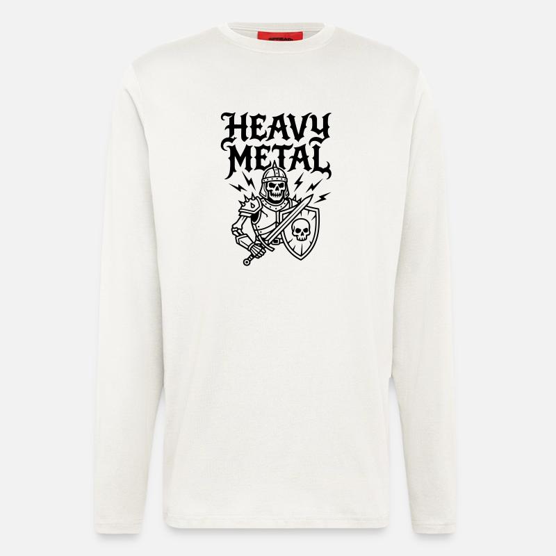 heavy metal - Longsleeve - made by SPREAD - OFF WHITE