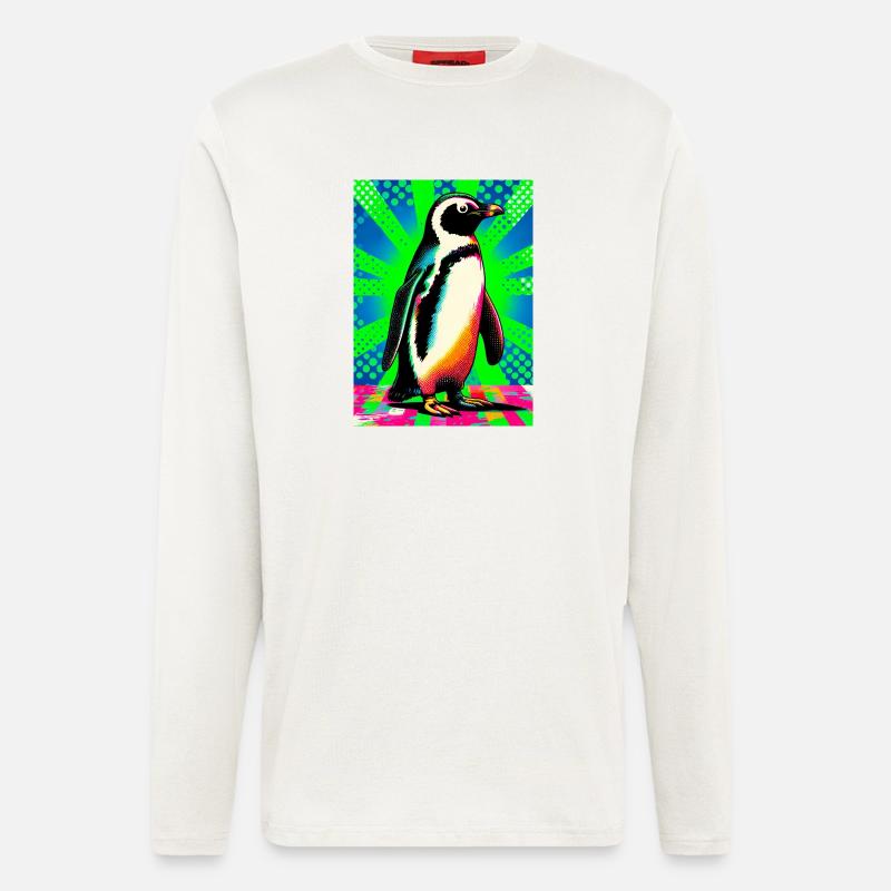 penguin - Longsleeve - made by SPREAD - OFF WHITE