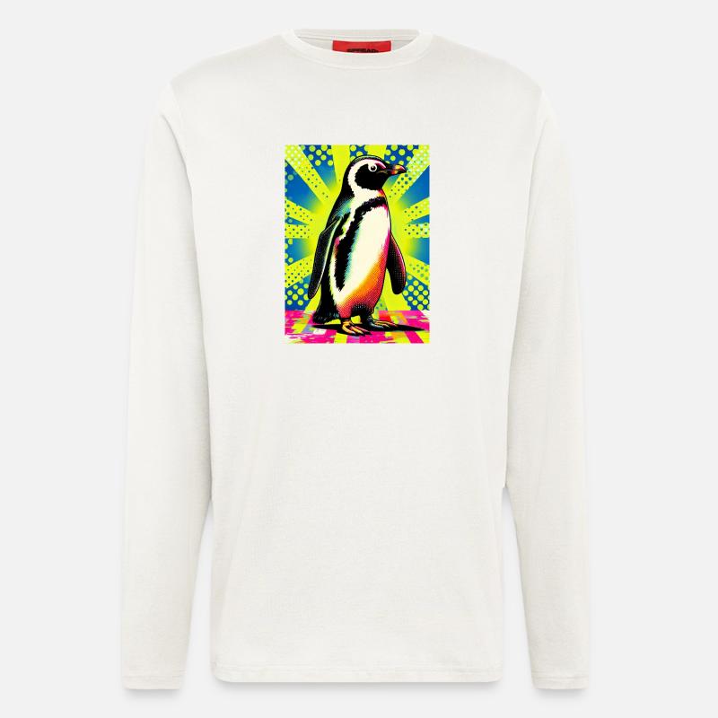 penguin - Longsleeve - made by SPREAD - OFF WHITE