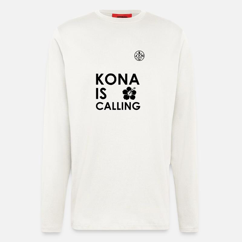 KONA IS CALLING - Longsleeve - made by SPREAD  - OFF WHITE
