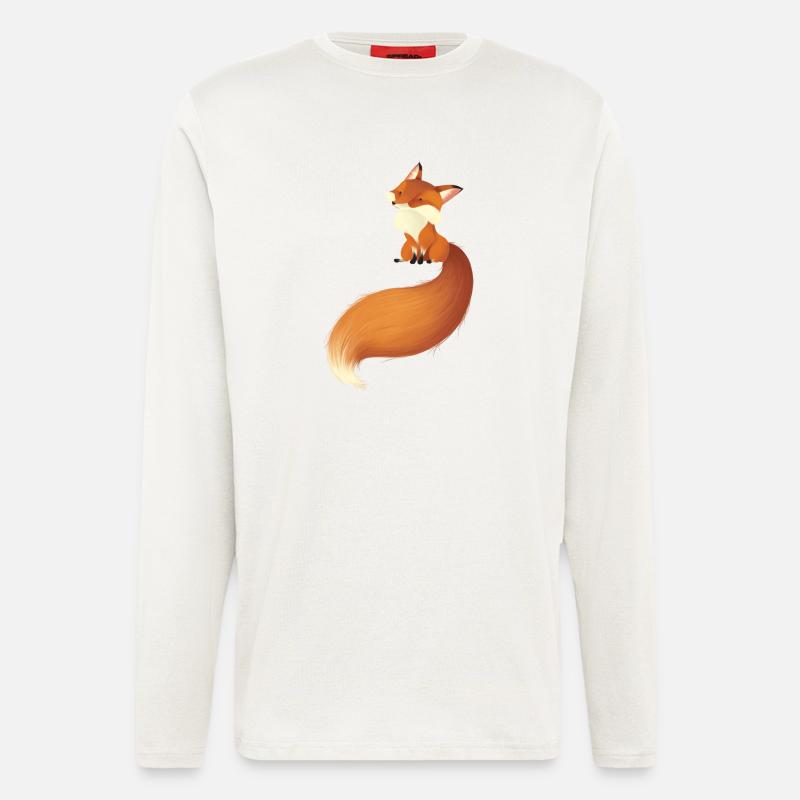 Fuchs - Langarmshirt - made by SPREAD  - OFF WHITE