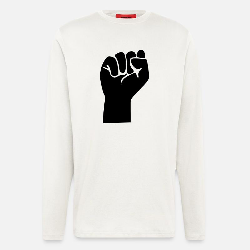 Faust / Revolution - Langarmshirt - made by SPREAD  - OFF WHITE