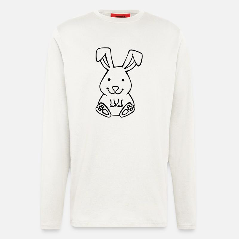cute bunny - Langarmshirt - made by SPREAD  - OFF WHITE