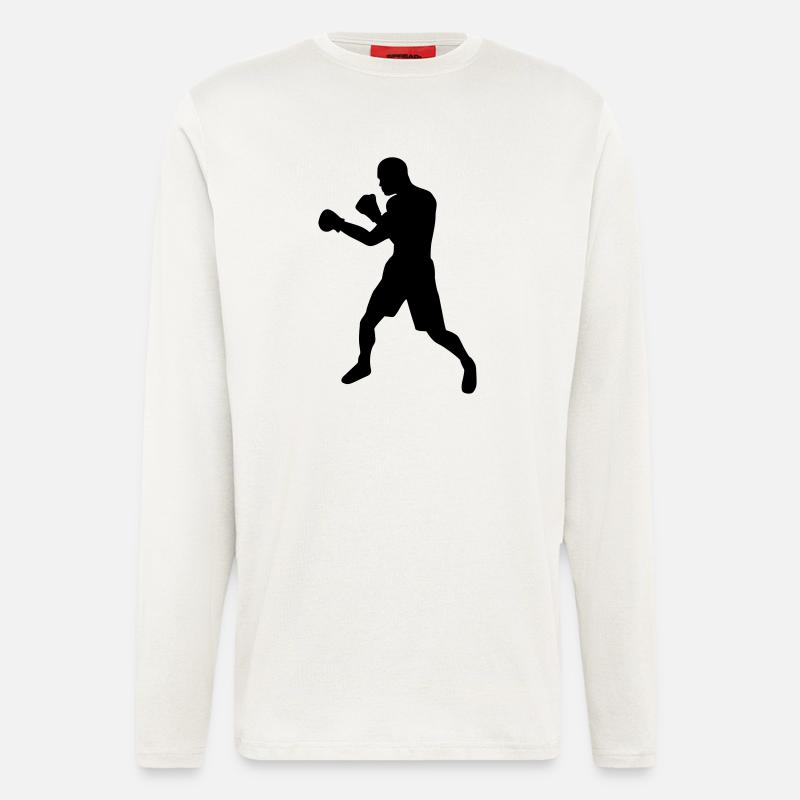 Boxen - Langarmshirt - made by SPREAD  - OFF WHITE