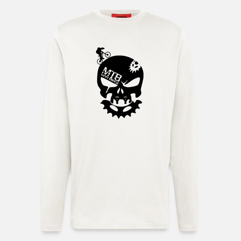 Bone Head - Langarmshirt - made by SPREAD  - OFF WHITE