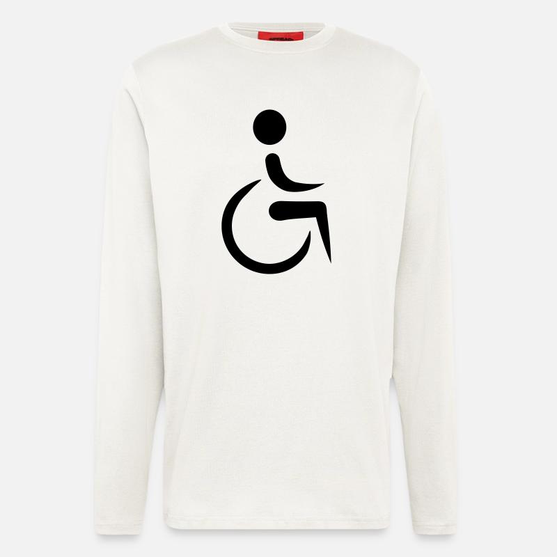 Rollstuhl - Langarmshirt - made by SPREAD  - OFF WHITE