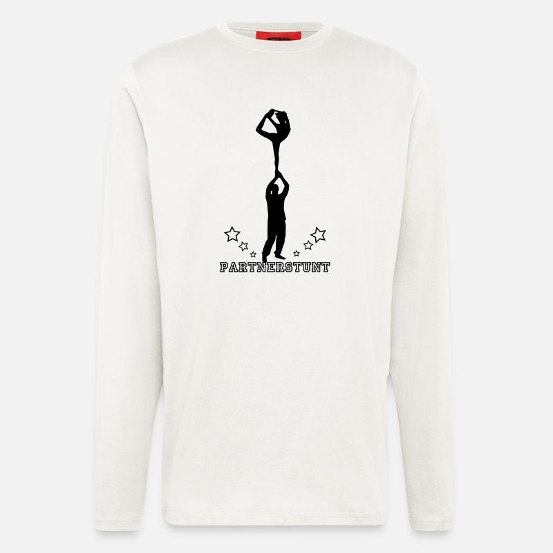 Partnerstunt - Langarmshirt - made by SPREAD - OFF WHITE